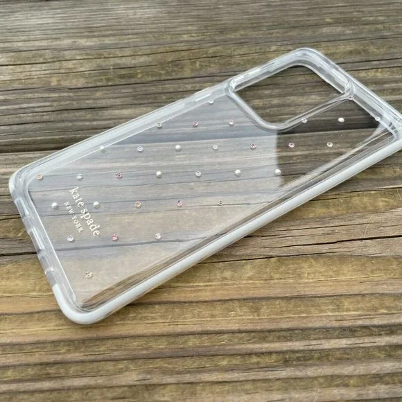 Kate Spade New York Phone Case for Samsung Galaxy S20 Ultra Clear w/ Crystal $50 - Picture 6 of 12